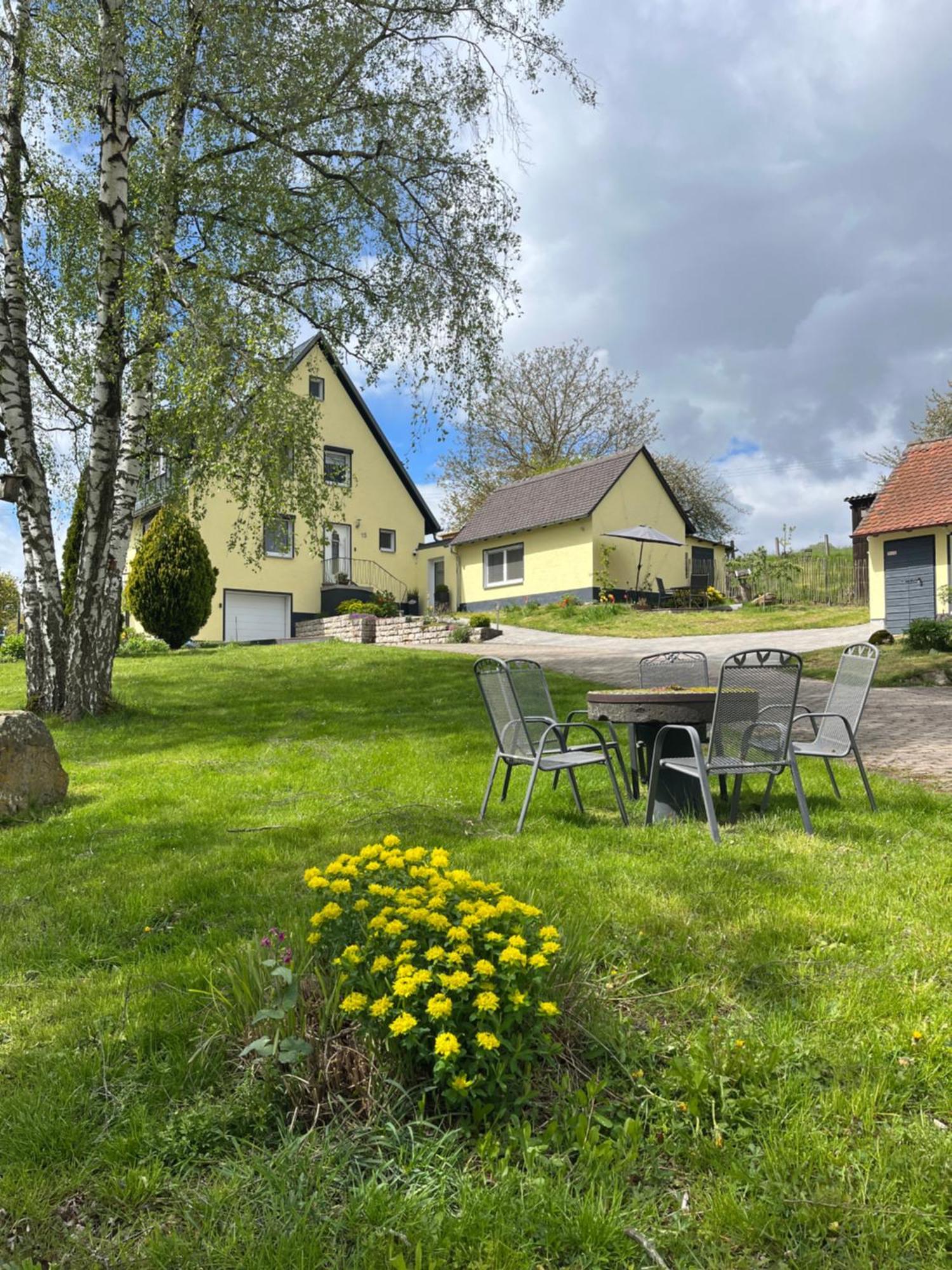 אנסבאך Fewo Haus Hutzelbuck In Idyllisch-Gruener Lage Naehe An מראה חיצוני תמונה